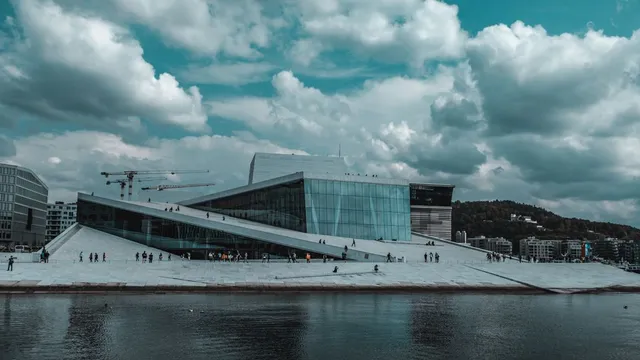 Oslo Opera House on the fjord