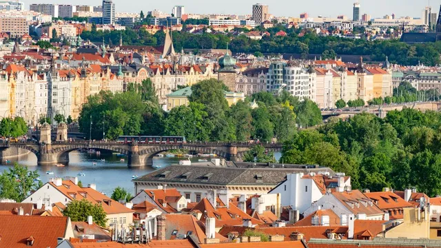 Prague's bridges over the Vltava