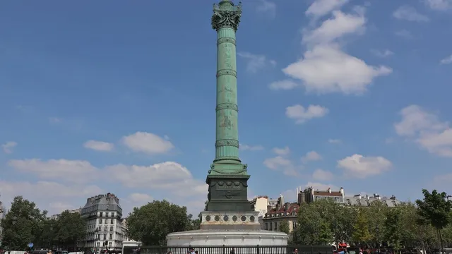 La columna de Julio, en la plaza de la Bastilla